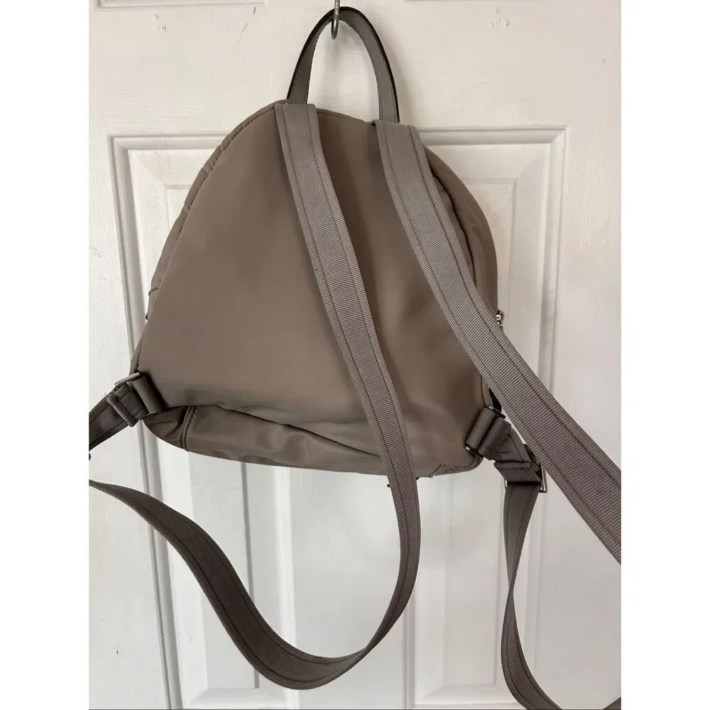 Kate Spade gray backpack small with pockets